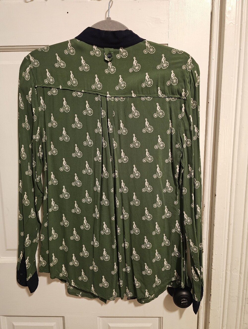 Anthropologie Maeve Green Button Down - Picture 5 of 7